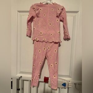 Cat & Jack Pink Floral Pajama Set